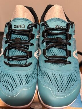 NIB Xero Shoes HFS Women’s 7.5 Porcelain Blue Minimalist Running Sneakers